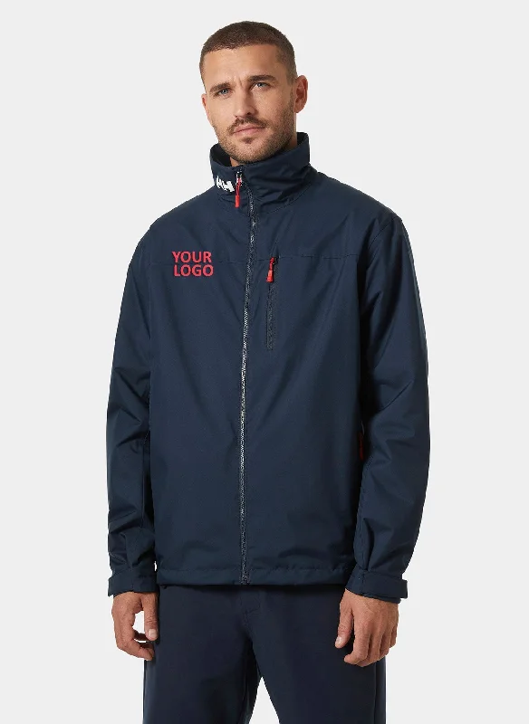 Summer Fashion Helly Hansen Mens Crew Midlayer Custom Jackets 2.0, Navy