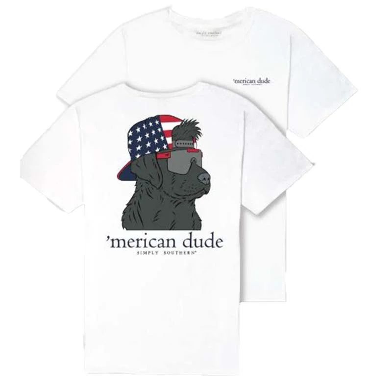 Cool Jackets Men's American Dog Short Sleeve T-Shirt