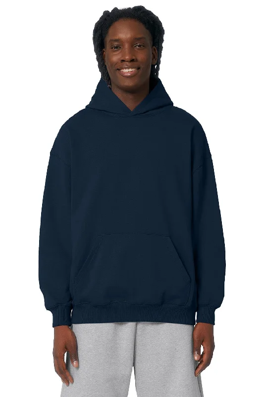 Trendy Sweaters Stanley/Stella Mens Cooper Dry Hooded Sweatshirt Hoodie w/ Pouch Pocket - French Navy Blue - NEW Trendy Sweaters Stanley/Stella Mens Cooper Dry Hooded Sweatshirt Hoodie w/ Pouch Pocket - French Navy Blue - NEW