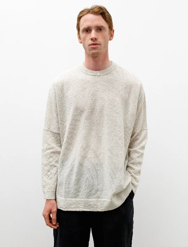 High-end Sneakers Crew Neck Jumper Dry Wool Concrete