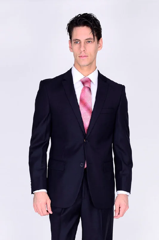 Street Graphic Tees Mantoni Solid Navy Suit