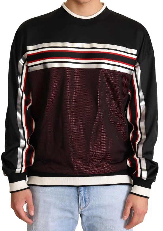 Winter Coats Dolce & Gabbana Elegant Crewneck Pullover Sweater in Men's