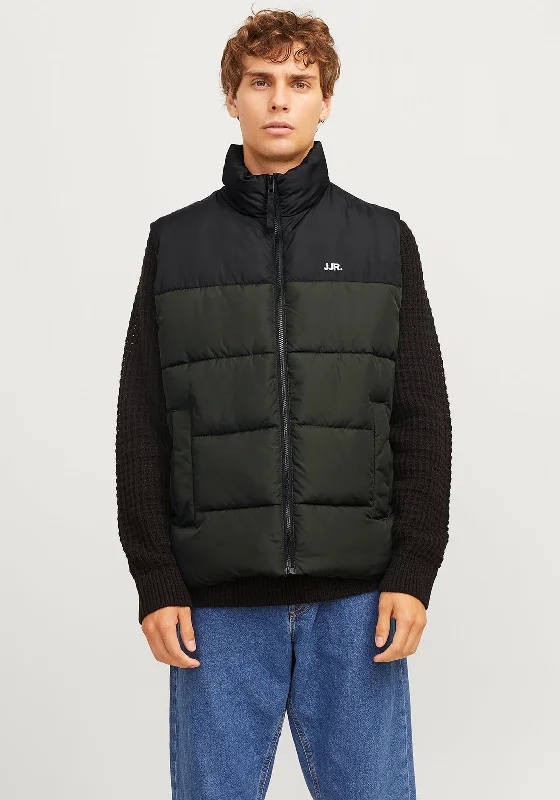 JJ Rebel by Jack & Jones Logo Gilet, Green