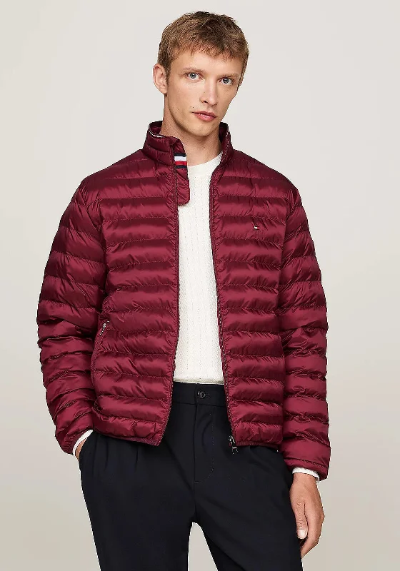 Tommy Hilfiger Core Packable Padded Jacket, Wine