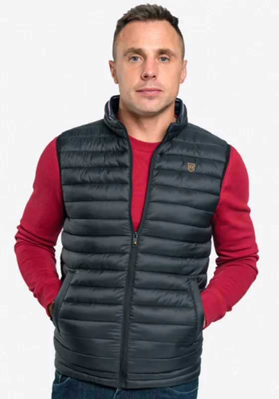 XV Kings by Tommy Bowe Newland Gilet, Nightshade Navy