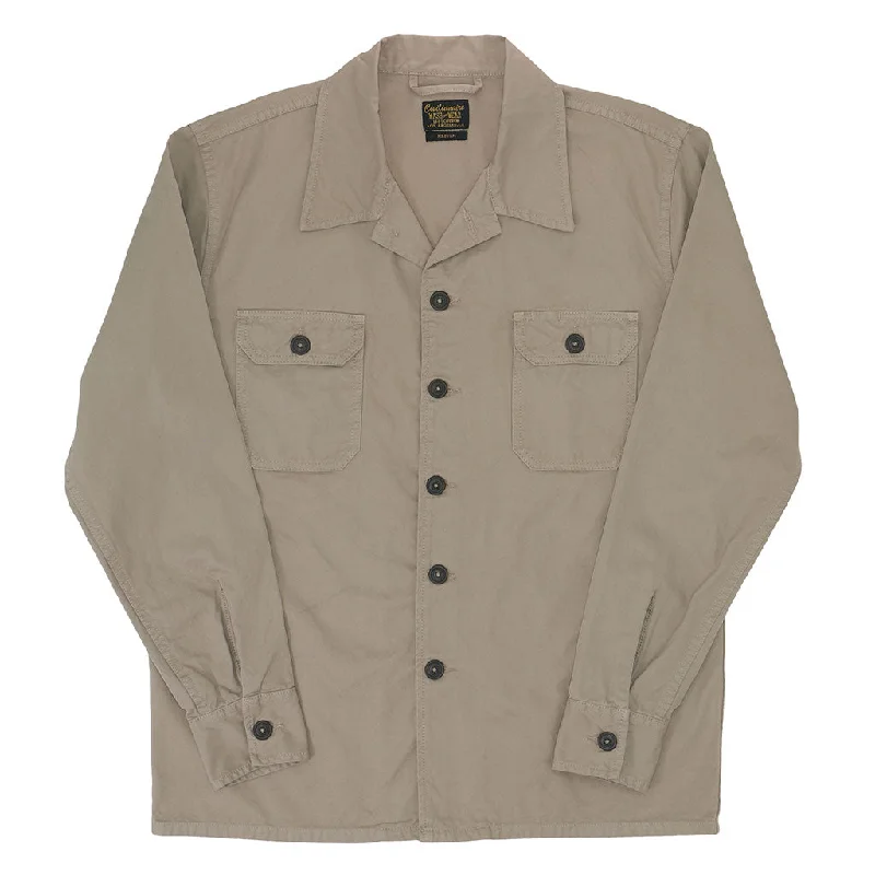 2 Pockets 100% Cotton Lucca Jacket - CLAY