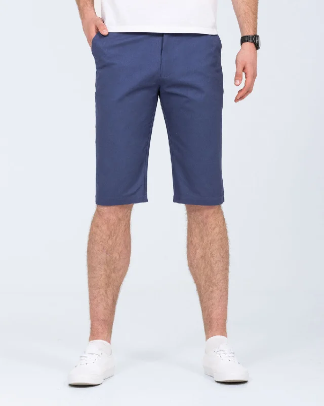 2t Alex Tall Chino Shorts (mid blue)