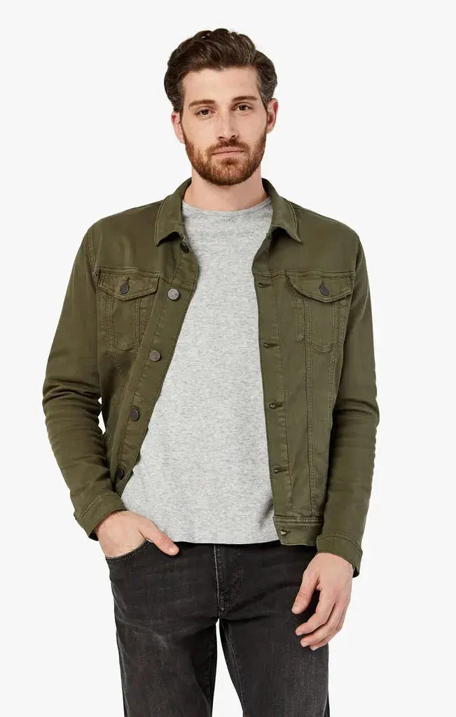 34 HERITAGE | Travis Jacket | Olive Twill