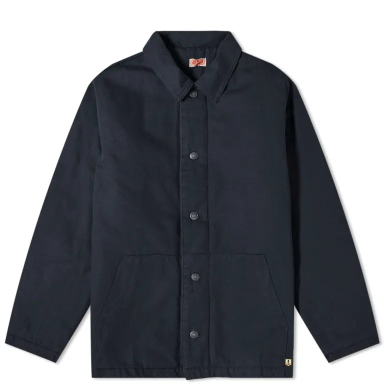 ID80027-Armor Lux Navy Quilted Shirt