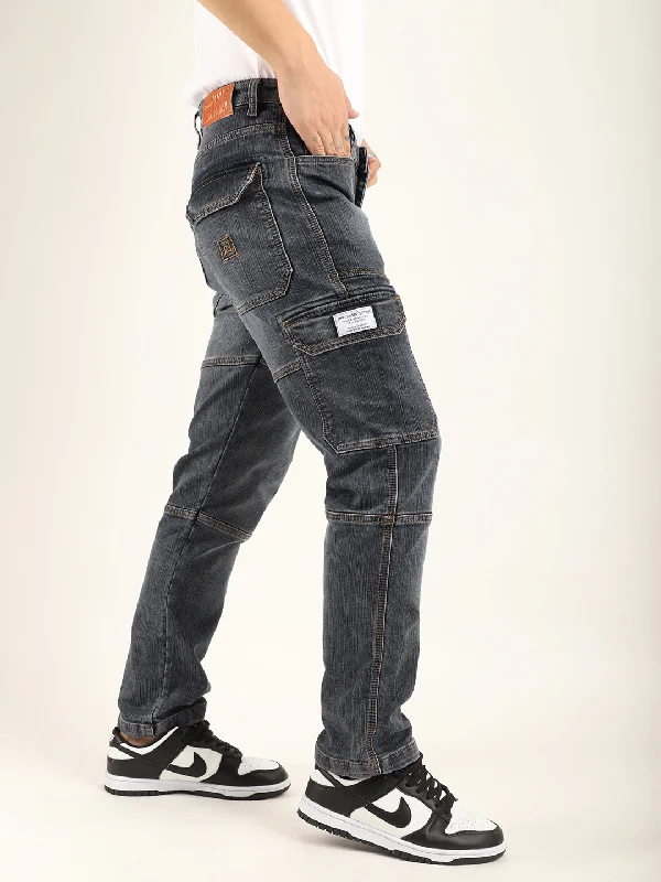 Arthur Grey Denim Cargo