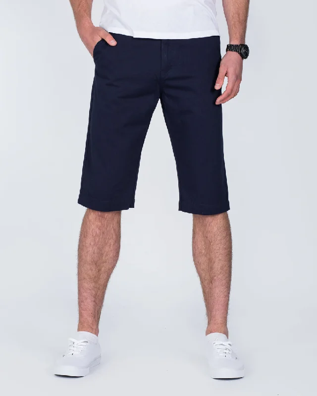 Ed Baxter Marakesh Tall Chino Shorts (navy)