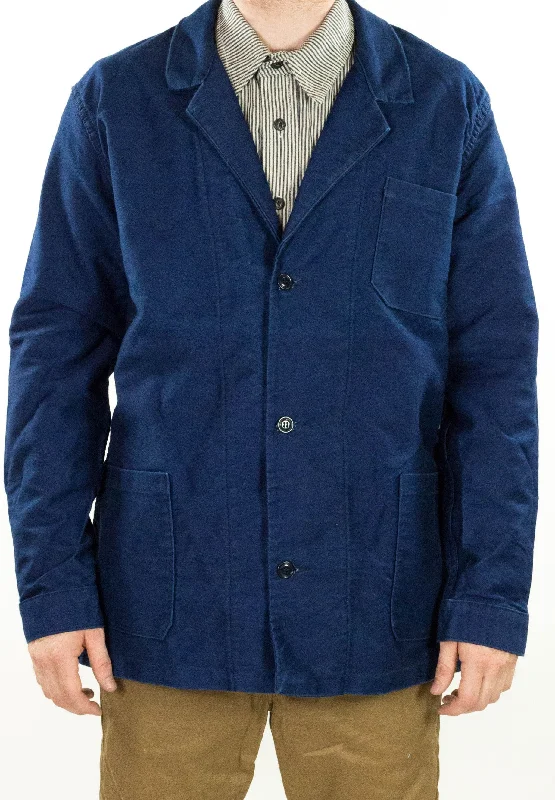 Indigo Moleskin Chore Coat