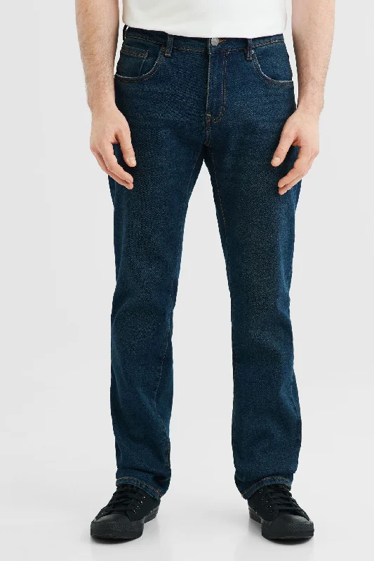 Jeans 5 poches, coupe régulière - Homme