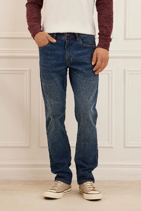 Jeans coupe régulière jambe droite - Homme