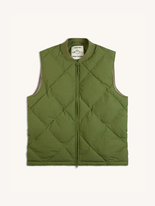 Kestin Linton Padded Vest Grass Green