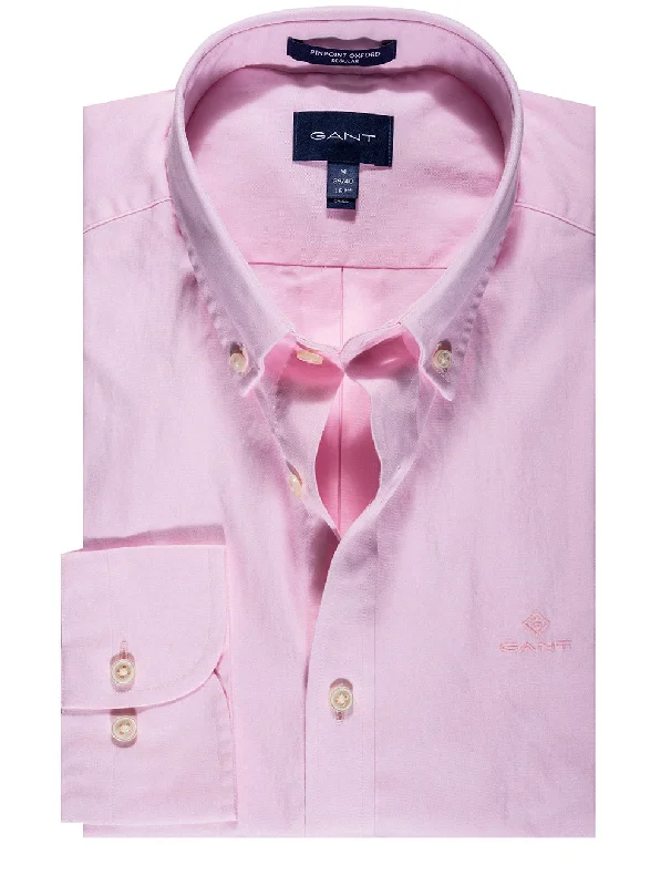 Regular Fit Pinpoint Oxford Shirt California Pink