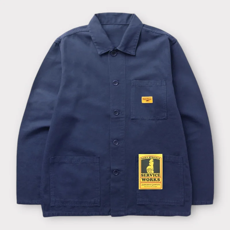 Service Works Canvas Coverall Jacket Navy