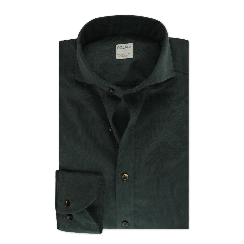 ID80375-Stenstroms Green Cord Shirt