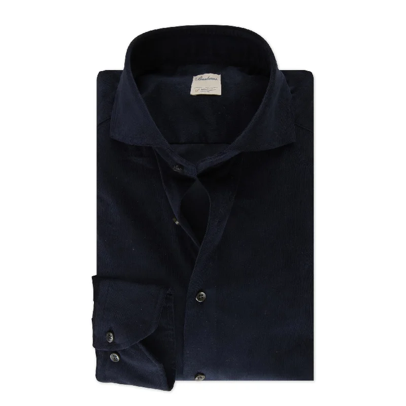 ID80377-Stenstroms Navy Cord Shirt