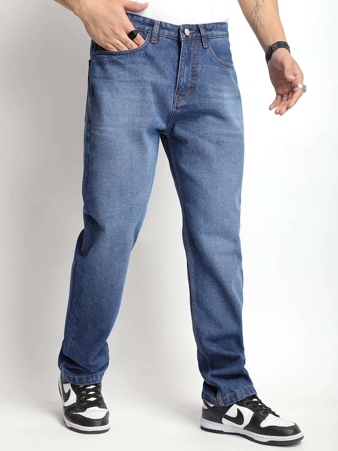 Stitch ford Dark Blue Denim Jeans