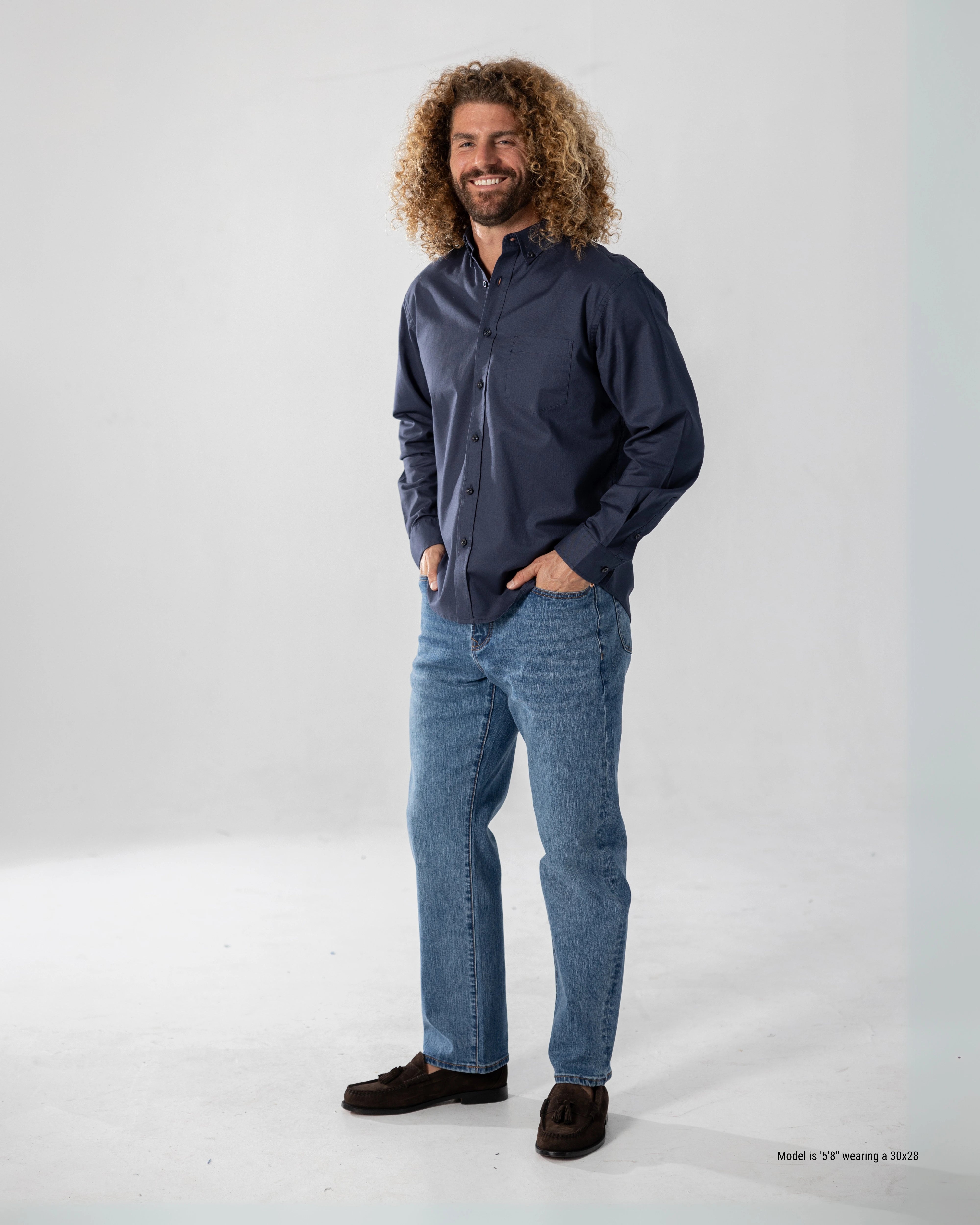 Straight Fit Jeans for Shorter Men