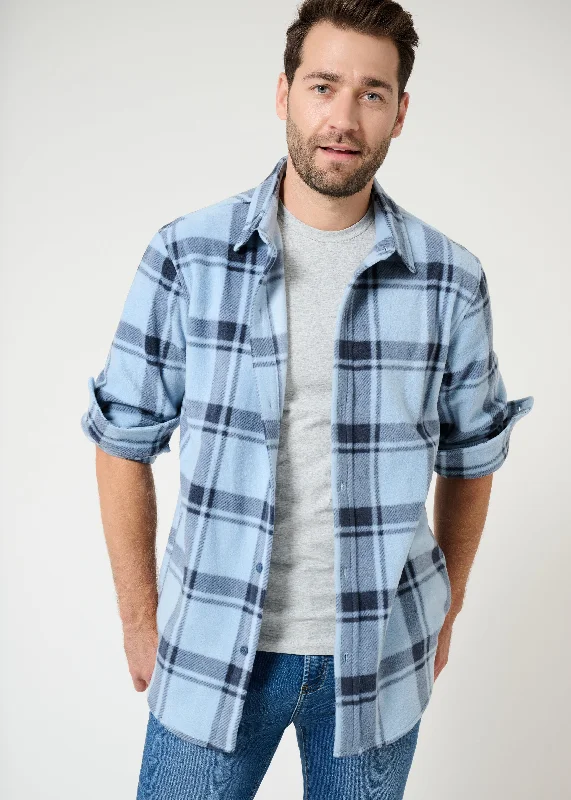 Sunday Shirt Jacket | Blue Plaid