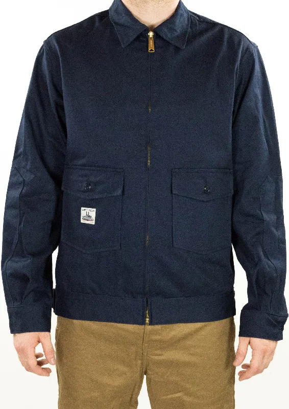 WORK UNIFORM Greaser Garage Jacket - Dark Navy 9 oz Twill