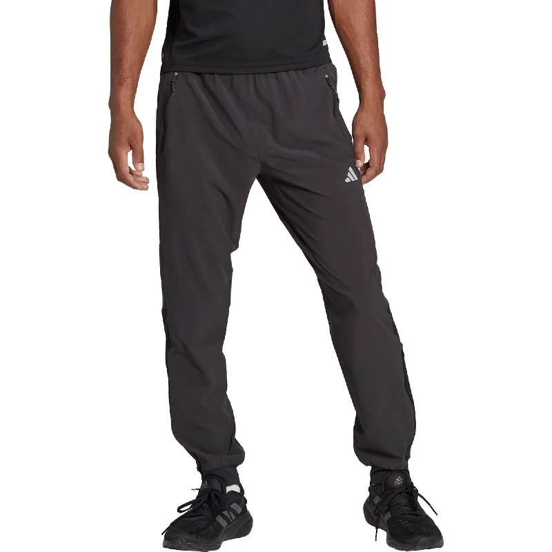 adidas Fast TKO Mens Running Track Pants - Black