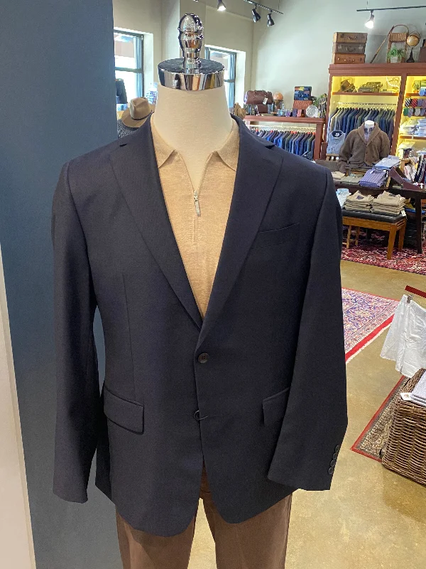 Brookwood Dark Navy Hopsack Sport Coat