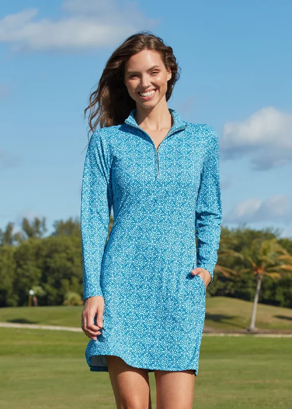 Camden Leaf 1/4 Zip Sport Dress