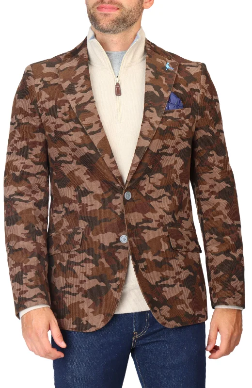 Camo Corduroy Sport Coat