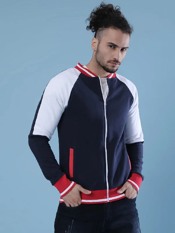 Campus Sutra Men Full Sleeve Stylish Casual Windcheater Varsity Jacket