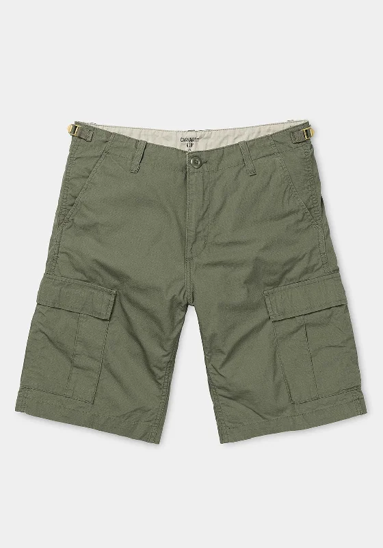 Carhartt WIP Aviation Cargo Shorts, Dollar Green