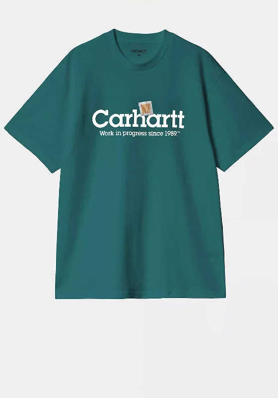 Carhartt WIP Label Script T-Shirt, Malachite Green