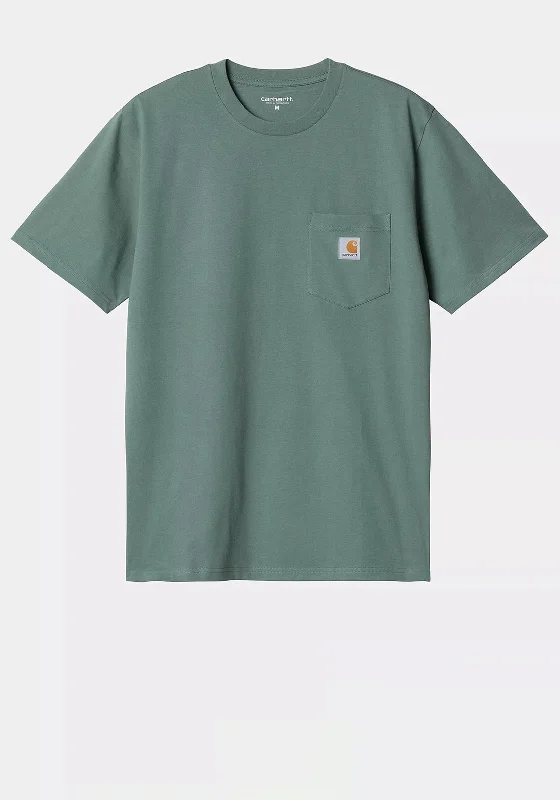 Carhartt WIP Pocket Crew Neck T-Shirt, Silver Pine Green