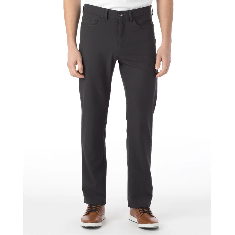 Comfort-EZE 5-Pocket Commuter Bi-Stretch Gabardine Pant in Charcoal (Connor Modern Fit) by Ballin