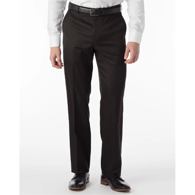 Comfort-EZE Micro Nano Performance Gabardine Trouser in Black (Dunhill Traditional Fit) by Ballin