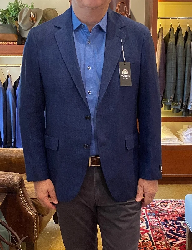 Coppley Blue Herringbone Sport Coat 28410