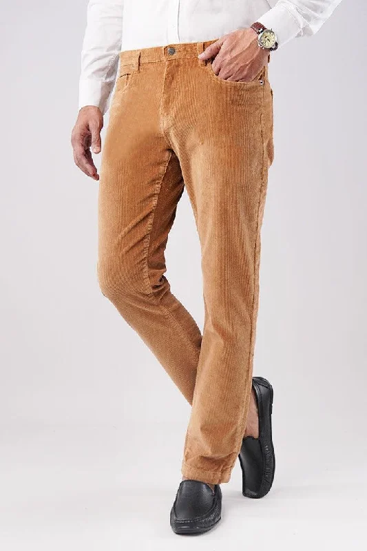 Sahara Camel Corduroy Pants