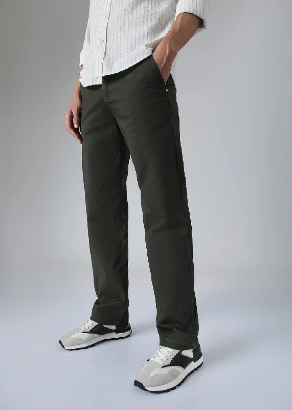 Dark Emerald Green Carpenter Pants