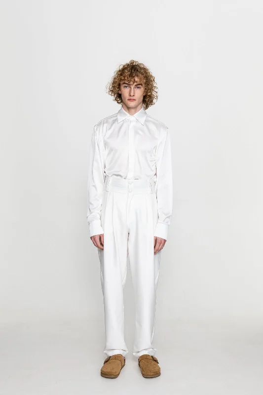 Davide Pants White