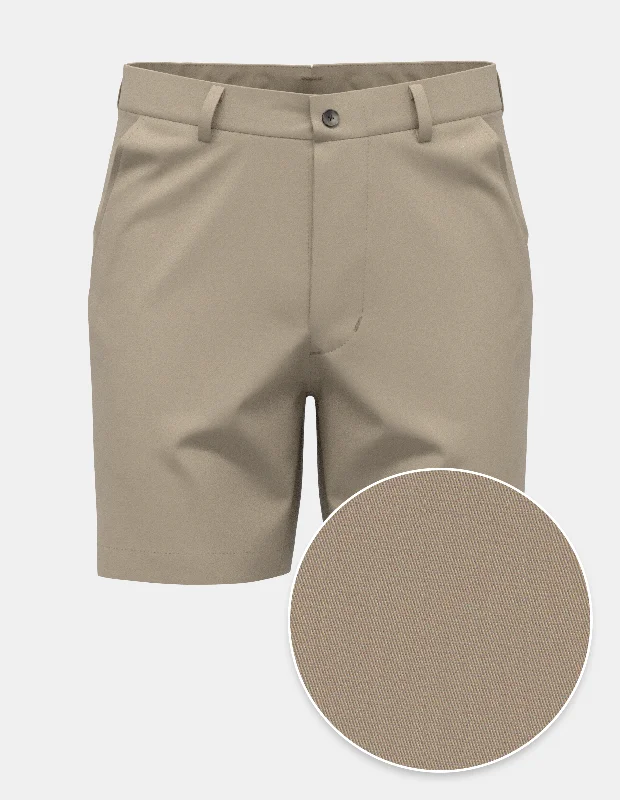 Tan Everyday Trouser | Short