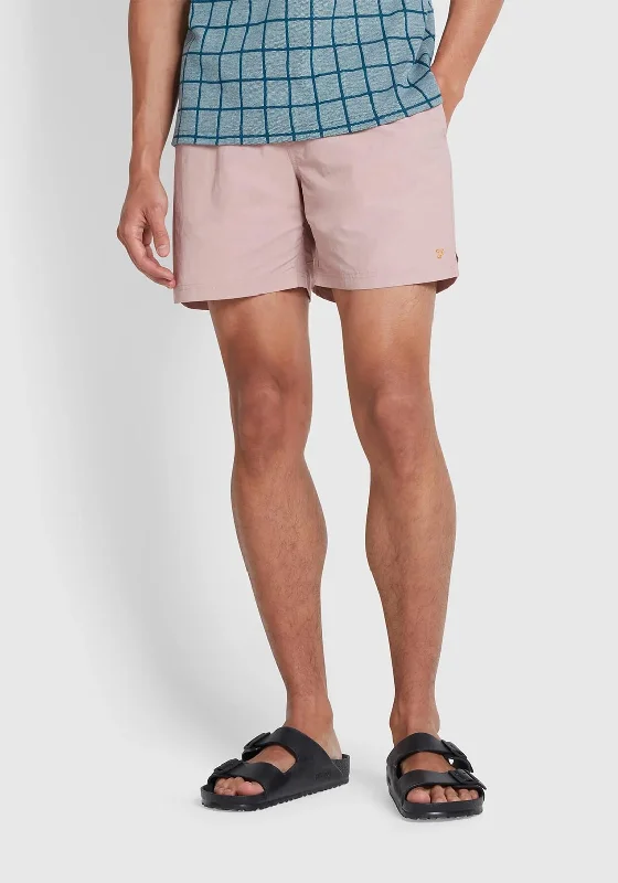 Farah Colbert Swim Shorts, Dark Pink