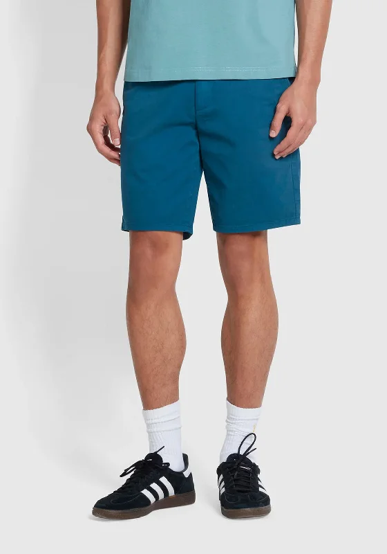 Farah Hawk Twill Chino Shorts, Croft Green