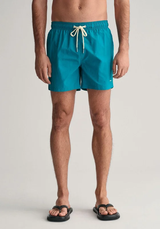 Gant Swim Shorts, Ocean Turquoise