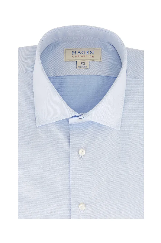 Blue Super Fine Twill Dress Shirt