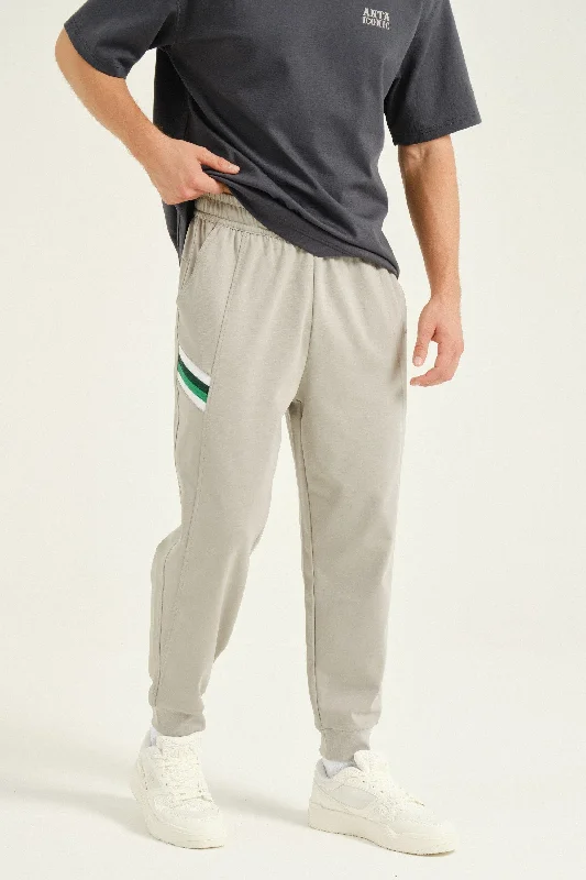 KNIT TRACK PANTS