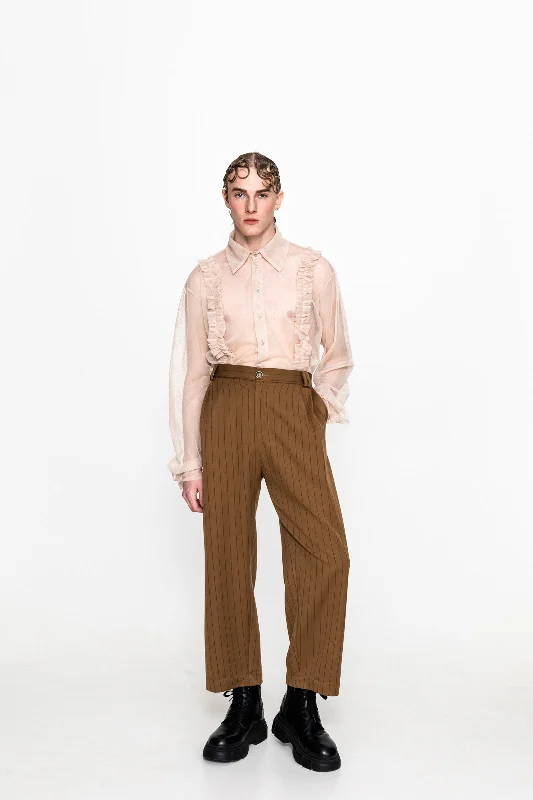 Nando Pants Striped Dijon