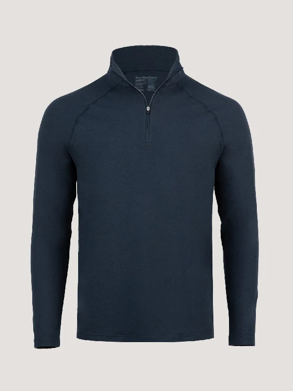 Navy Tech Quarter Zip