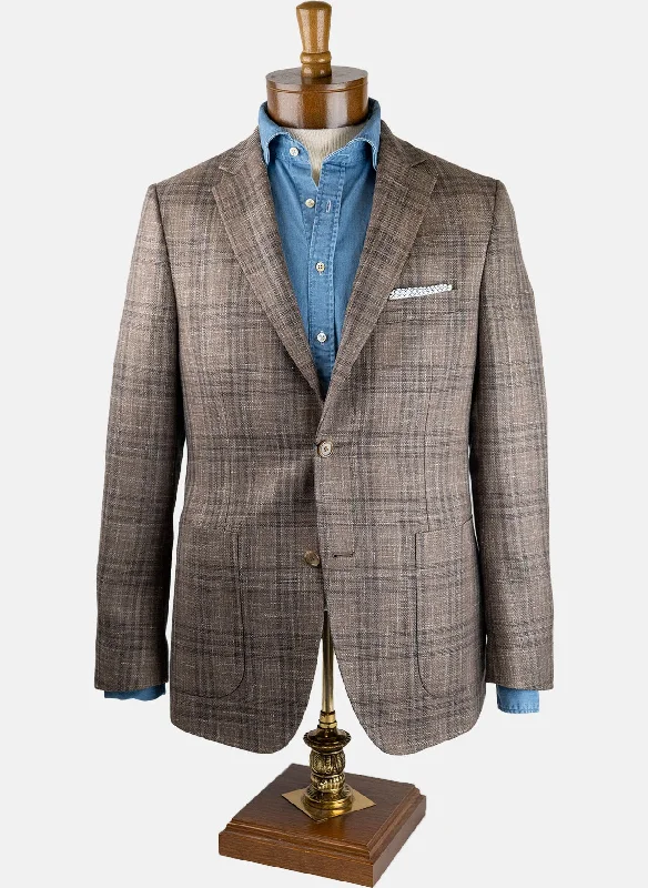 Paul Betenly - Layton Sport Coat - Brown Plaid